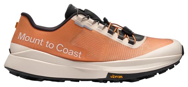 Trail-Laufschuhe „Mount to Coast T1 Clay“ in Koralle/Beige für Damen