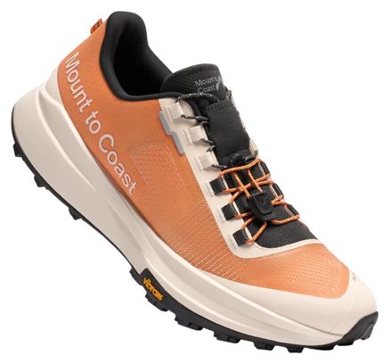 Trail-Laufschuhe „Mount to Coast T1 Clay“ in Koralle/Beige für Damen