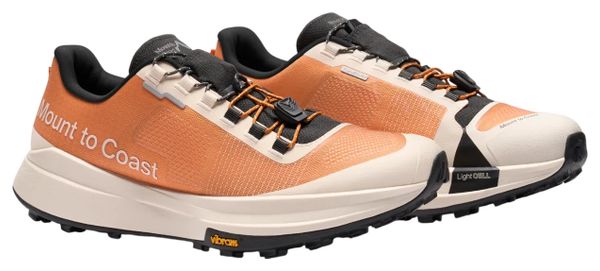 Trail-Laufschuhe „Mount to Coast T1 Clay“ in Koralle/Beige für Damen