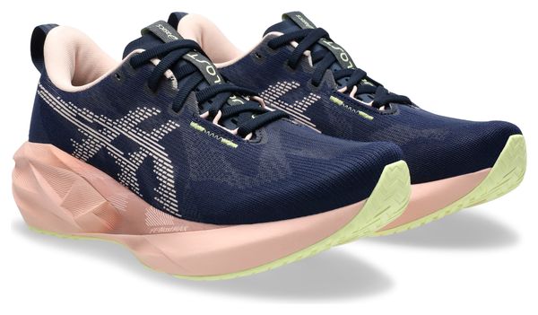 Asics Novablast 5 Hardloopschoenen Blauw/Roze Dames