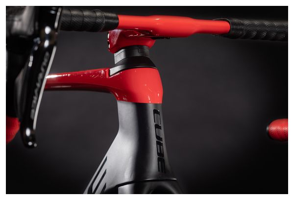 Vélo de Route Cube Litening C:68X SL Shimano Dura-Ace Di2 11V 700 mm Gris Carbon Rouge 2021