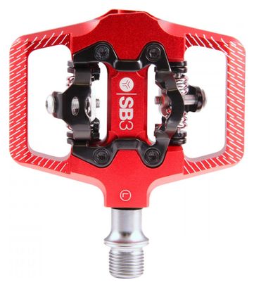 Paar SB3 Kroma Rood Automatische Pedalen