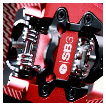 Paar SB3 Kroma Rood Automatische Pedalen