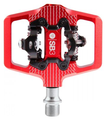 Paar SB3 Kroma Rood Automatische Pedalen