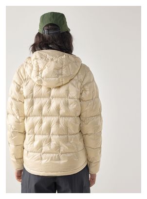 Haglöfs Hede Donzen Beige Hooded Jacket voor dames