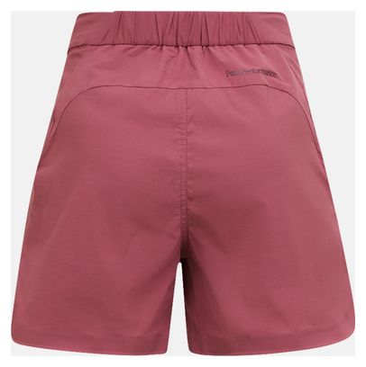 Pantaloncini Peak Performance Iconiq rossi da donna