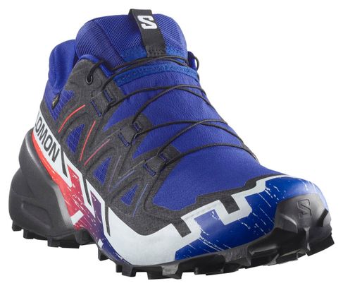 Zapatillas Trail Salomon Speedcross 6 GTX Equipe Azul/Rojo Unisex