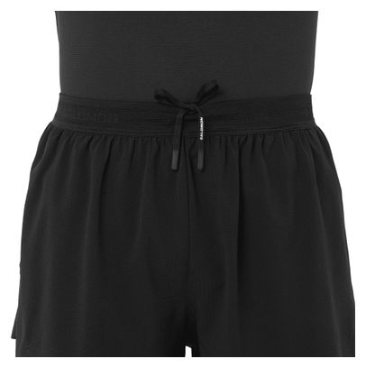 Short Splité Salomon Sense Aero 3in Noir Homme