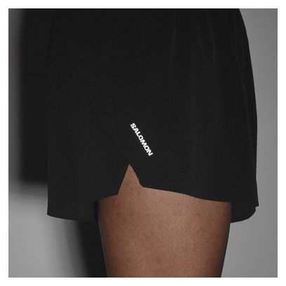 Short Splité Salomon Sense Aero 3in Noir Homme