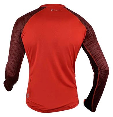 Maillot Manches Longues 1/2 Zip Raidlight R-Light Rouge