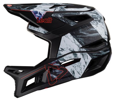 Casco integrale Leatt Gravity 4.0 Alpine nero/bianco