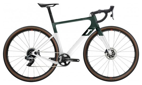 Gravel Bike 3T Exploro Race Sram Force eTap AXS 12V 700 mm Verde