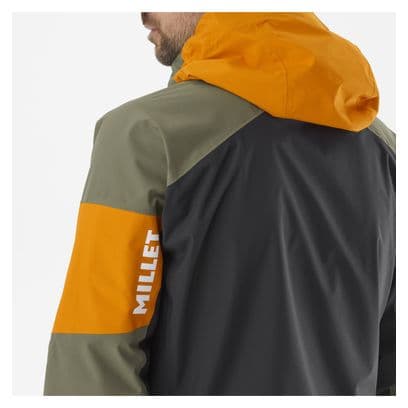 Millet Rutor Light 2.5L Orange/Khaki Waterproof Jacket