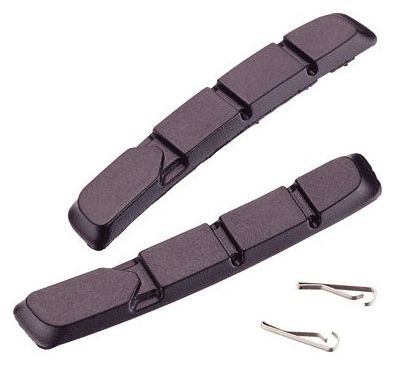 x2 Tektro 877.11 V-Brake Black Brake Pad Cartridges