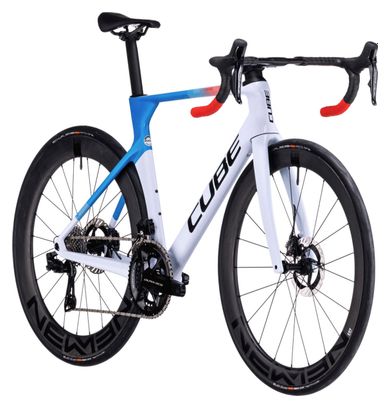 Cube Litening Aero C:68X SLT Racefiets Shimano Dura-Ace Di2 12S 700 mm Teamline Grijs Blauw Rood 2024