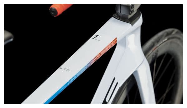 Vélo de Route Cube Litening Aero C:68X SLT Shimano Dura-Ace Di2 12V 700 mm Gris Bleu Rouge Teamline 2024