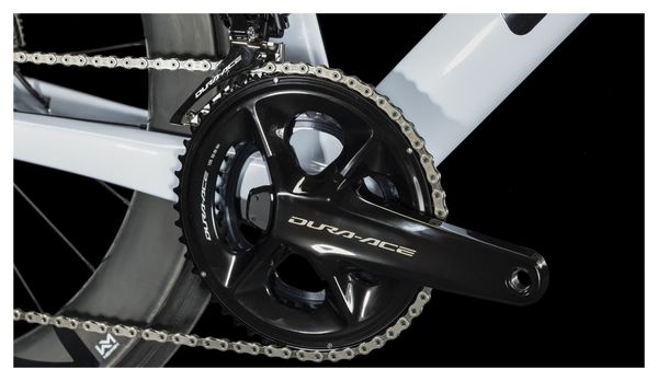 Cube Litening Aero C:68X SLT Racefiets Shimano Dura-Ace Di2 12S 700 mm Teamline Grijs Blauw Rood 2024
