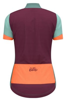 Odlo Heritage Essentials Women's Short Sleeve Jersey Green/Multi