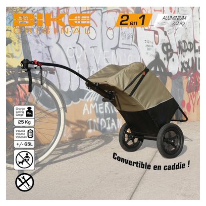 Bike Original Shopping Trailer Neo Verde Negro