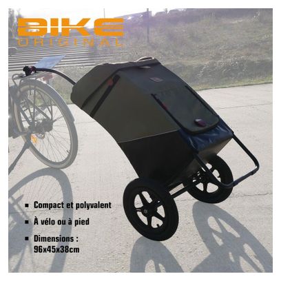 Bike Original Shopping Trailer Neo Green Black