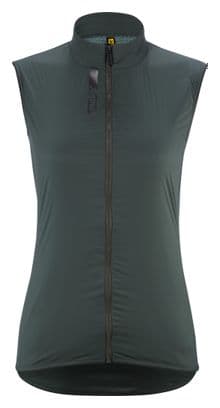 Women's Mavic Ksyrium Thermo Sleeveless Vest Green