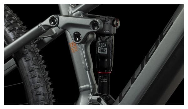 Cube Stereo Hybrid 120 Pro 750 Electric Full Suspension MTB Shimano Deore 12S 750 Wh 29'' Flash Grey 2024