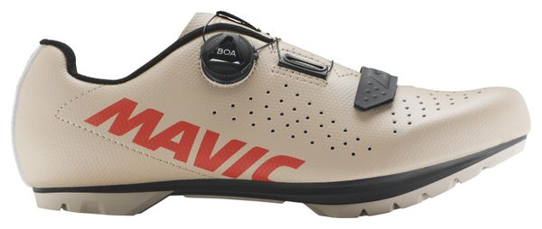 Mavic Cosmic Boa SPD Gravel Bike Schuhe Beige