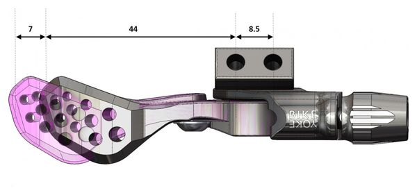 Bike Yoke Triggy Alpha Long Seatpost Control (zonder klem)