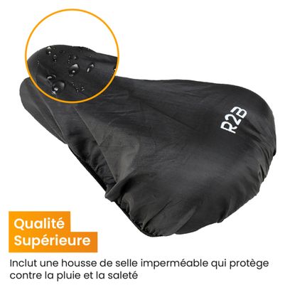 Selle R2B Convient pour vélo de route/VTT Unisex Noir