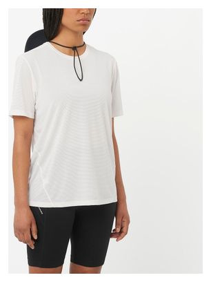 Damesshirt Salomon SHKout Core White met korte mouwen
