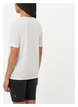 Damesshirt Salomon SHKout Core White met korte mouwen