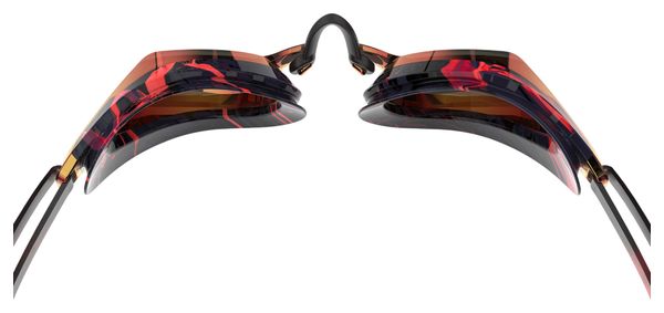 Speedo Fastskin Speed Socket 2.0 Mirror LTD Schwimmbrille, Schwarz/Rot