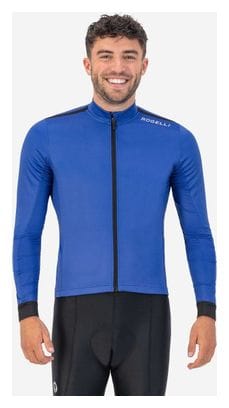 Maillot Manches Longues Velo Rogelli Core Homme Bleu