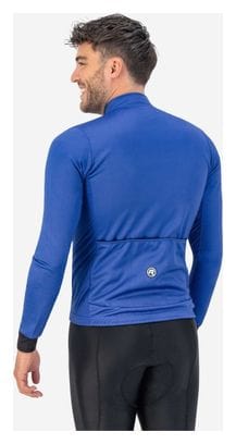 Maillot Manches Longues Velo Rogelli Core Homme Bleu