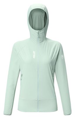 Giacca Softshell Millet Kamet Xcs Light Hoodie Verde Donna