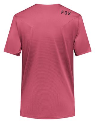 Maillot de manga corta Fox Flexair rosa para hombre
