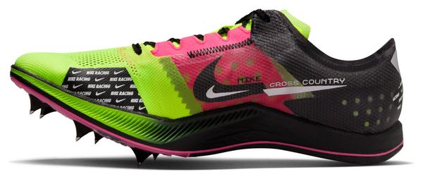 Chaussures d'Athlétisme Nike ZoomX Dragonfly XC Noir Jaune Rose