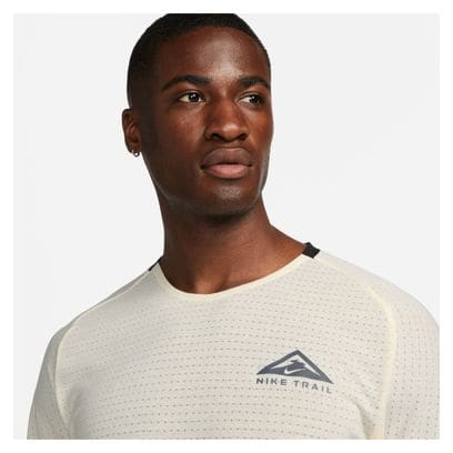 Nike Dri-Fit Trail Solar Chase Short Sleeve Jersey White