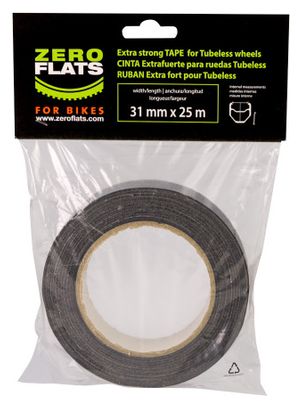 Cinta Técnica Zero Flats Llanta <p>Tubeless</p>25m