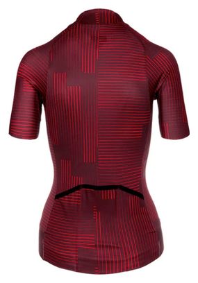 Bioracer Epic Warp Maglia manica corta con polsini Bordeaux