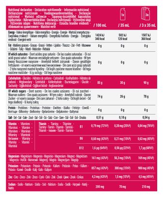 Gels énergétiques Decathlon Nutrition Gel+ Fruits rouges x6