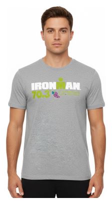 Ironman 70.3 Luxembourg Grijs Heren T-shirt Korte Mouw