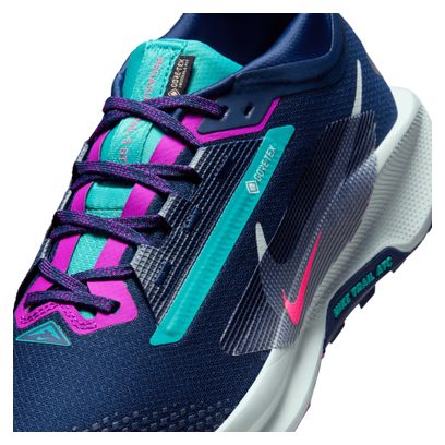 Chaussures Trail Nike Pegasus Trail 5 GTX Bleu/Rose Homme