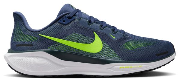 Nike Pegasus 41 hardloopschoenen blauw/geel heren