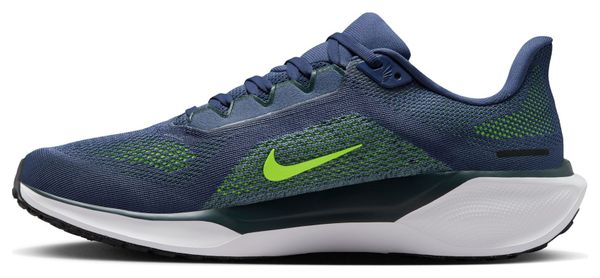 Nike Pegasus 41 hardloopschoenen blauw/geel heren