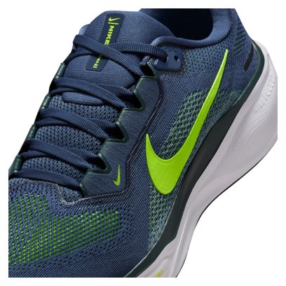 Nike Pegasus 41 hardloopschoenen blauw/geel heren