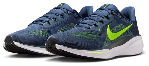 Nike Pegasus 41 hardloopschoenen blauw/geel heren