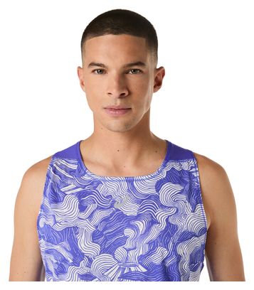 Asics Fujitrail Men's Purple Tank Top