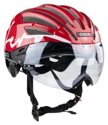 Casco Speedairo Aero Helm Rot/Weiß