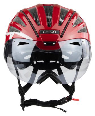 Casco Speedairo Aero Helm Rot/Weiß